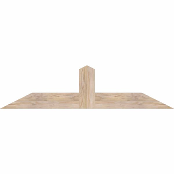 Ekena Millwork Portland Smooth Timber Gable Bracket, Douglas Fir, 60"W x 15"H x 3 1/2"D x 5 1/2"F, 6/12 Pitch GBW060X15X0406POR00SDF - main